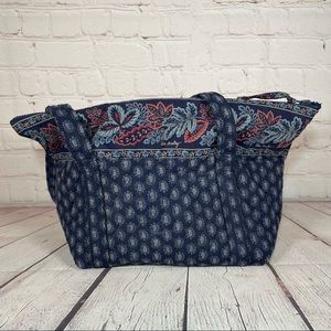 Vera Bradley Blue Floral Medium Size Handbag